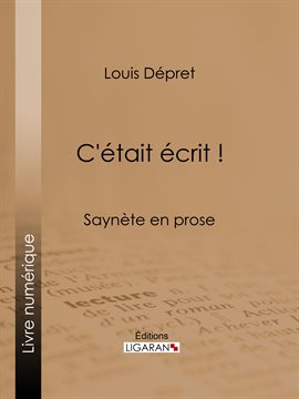 Cover image for C'était écrit !