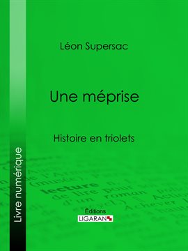 Cover image for Une méprise