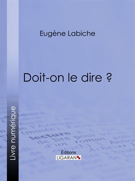 Cover image for Doit-on le dire?