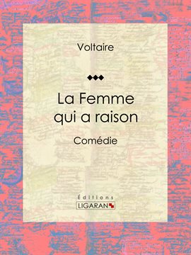 Cover image for La Femme qui a raison