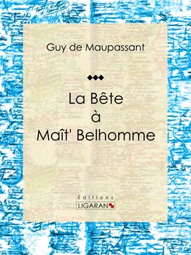 Cover image for La Bête à Maît' Belhomme