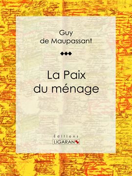 Cover image for La Paix du ménage