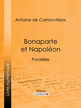 Cover image for Bonaparte et Napoléon