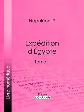 Cover image for Expédition d'Egypte