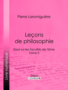 Cover image for Leçons de philosophie