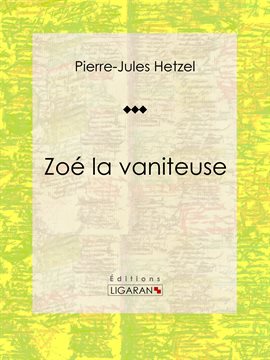 Cover image for Zoé la vaniteuse