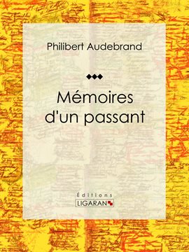 Cover image for Mémoires d'un passant