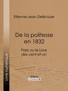 Cover image for De la politesse en 1832
