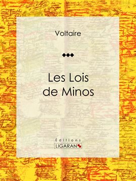 Cover image for Les Lois de Minos