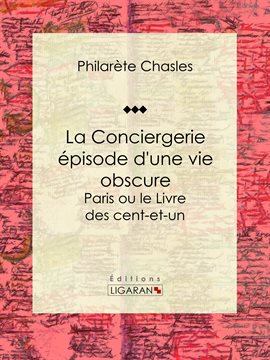 Cover image for La Conciergerie - épisode d'une vie obscure
