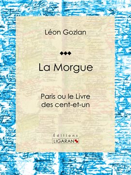 Cover image for La Morgue