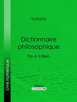 Cover image for Dictionnaire philosophique