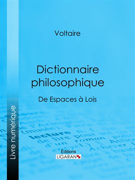 Cover image for Dictionnaire philosophique