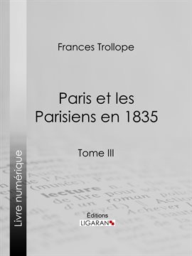Cover image for Paris et les Parisiens en 1835