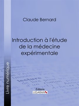 Cover image for Introduction à la médecine expérimentale