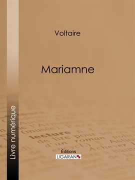 Cover image for Mariamne