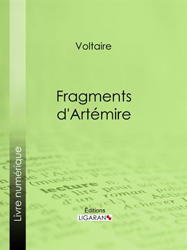 Cover image for Fragments d'Artémire