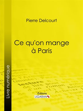 Cover image for Ce qu'on mange à Paris