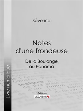 Cover image for Notes d'une frondeuse