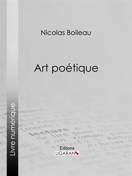 Cover image for Art poétique