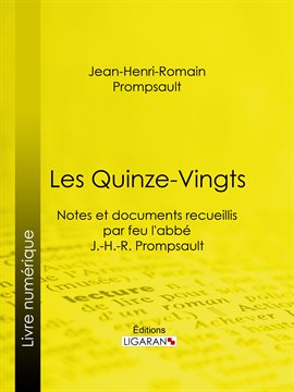 Cover image for Les Quinze-Vingts