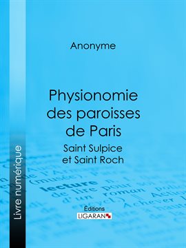 Cover image for Physionomie des paroisses de Paris
