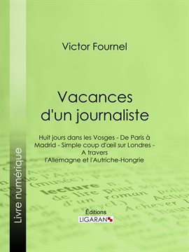 Cover image for Vacances d'un journaliste