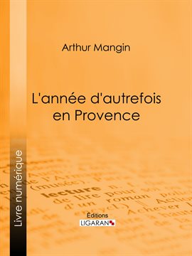 Cover image for L'année d'autrefois en Provence