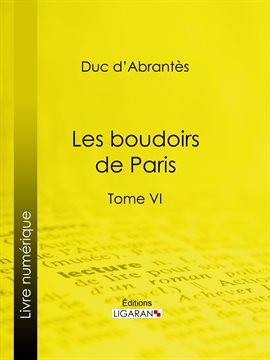 Cover image for Les Boudoirs de Paris