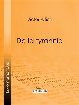 Cover image for De la Tyrannie