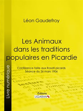 Cover image for Les Animaux dans les traditions populaires en Picardie