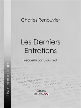 Cover image for Les Derniers Entretiens