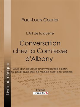 Cover image for Conversation chez la Comtesse d'Albany (L'Art de la guerre)