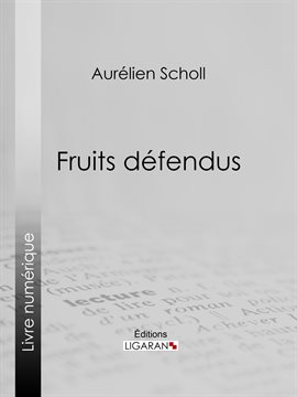 Cover image for Fruits défendus