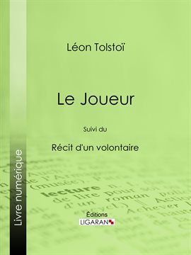 Cover image for Le Joueur