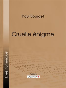 Cover image for Cruelle énigme