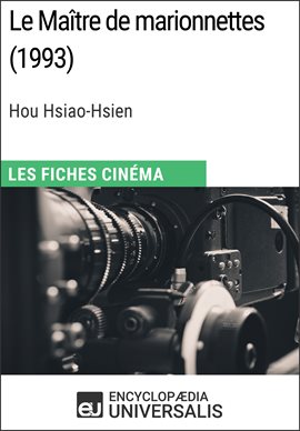 Cover image for Le Maître de marionnettes de Hou Hsiao-Hsien