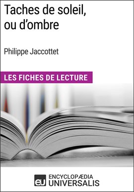Cover image for Taches de soleil, ou d'ombre de Philippe Jaccottet