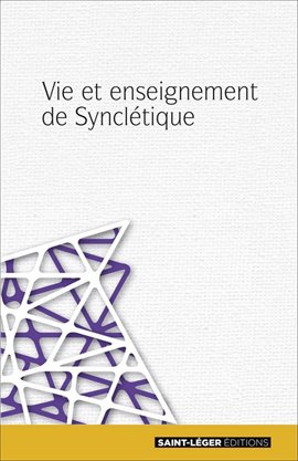 Cover image for Vie et enseignement de Synclétique