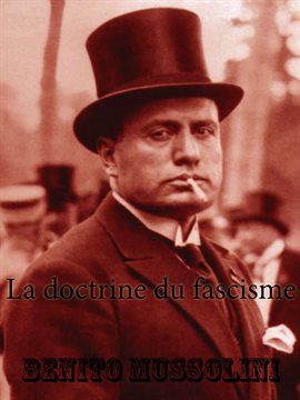 Cover image for La doctrine du fascisme