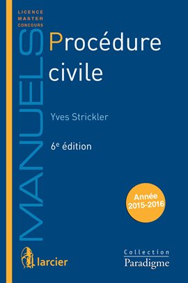Cover image for Procédure civile