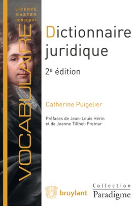 Cover image for Dictionnaire juridique