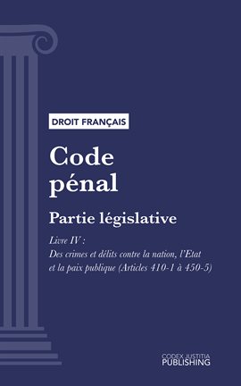 Code pénal, Livre IV