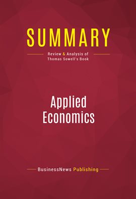 Cover image for Summary: Applied Economics