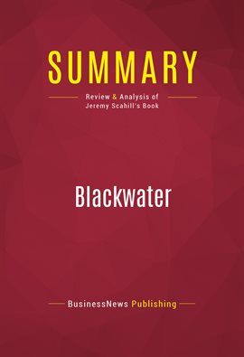 Cover image for Summary: Blackwater