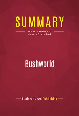 Cover image for Summary: Bushworld