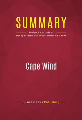Cover image for Summary: Cape Wind
