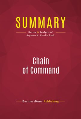 Cover image for Summary: Chain of Command