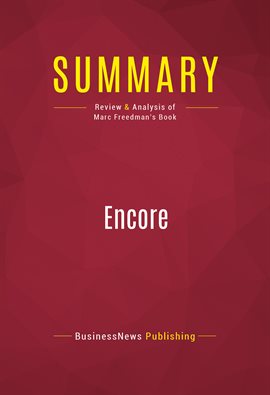 Cover image for Summary: Encore