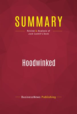 Cover image for Summary: Hoodwinked